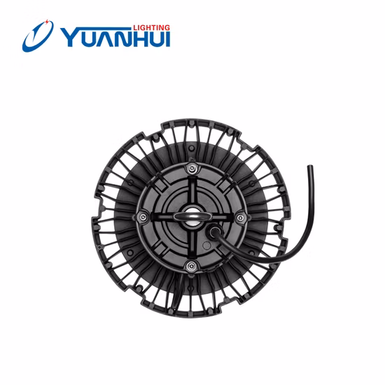 Lentille de boîtier industriel LED 100W 150W 200W, Lumen métallique IP65 66, luminaire linéaire UFO pour haute baie