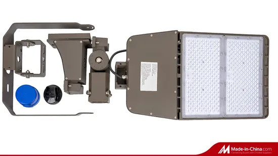 Lampadaire LED pour boîte à chaussures 150W avec photocellule IP65