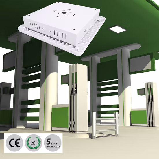 Lumière d'auvent LED à montage intégré pour station service SMD 100W